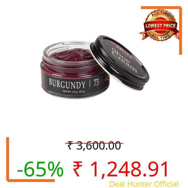 Kelly's Shoe Cream - Professional Shoe Polish - 1.5 oz - Burgundy