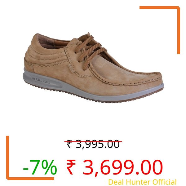 Woodland Men's Camel Sneakers - 9 UK/India (43 EU)(GC 1762115)