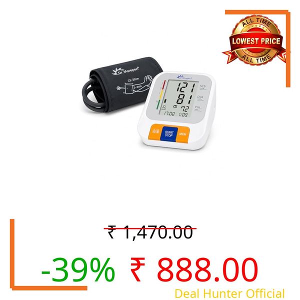 Dr. Morepen EMZMOREPEN-BP15 Arm Blood Pressure Monitor (White)