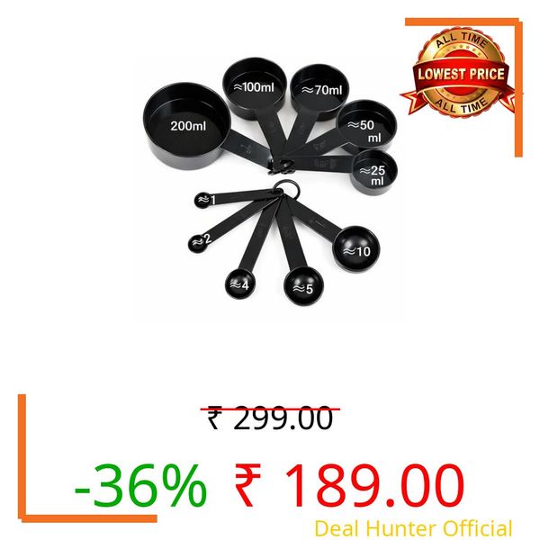 Jamboree 10pcs Kitchen Measuring Spoons Teaspoon Coffee Sugar Scoop Cake Baking Flour Measuring Cups Kitchen Cooking Tools