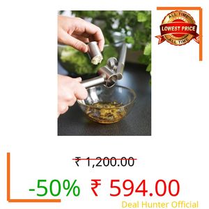 IKEA Koncis Garlic Press, Stainless Steel