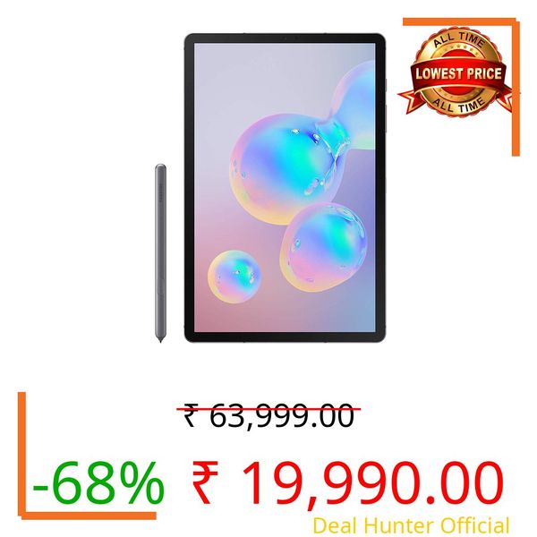 Samsung Electronics Samsung Galaxy Tab S6 10.5", 128GB WiFi Tablet Mountain Gray - SM-T860NZAAXAR