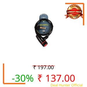 Vega Multipurpose Cable Lock Black