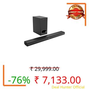 ZEBRONICS Zeb-JUKEBAR 9000 PRO Dolby, 120W Multimedia soundbar with subwoofer Supports HDMI(ARC), Optical Input, AUX, Wireless BT, USB & Dolby Digital Plus