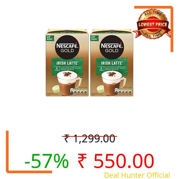 Nescafe Gold Irish Latte - 2 Pack Pouch, 2 x 176 g