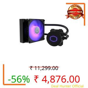 Cooler Master MasterLiquid ML240L RGB V2 CPU Liquid Cooler - Black | Support Intel & AMD CPU Socket AM5, AM4, AM3, LGA1700, 1200, 2066, 1151 | 3rd Gen Dual Chamber Pump | 240mm Close-Loop AIO