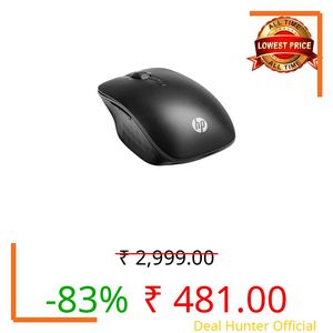 HP Bluetooth Travel Mouse, Black (6SP25AA)