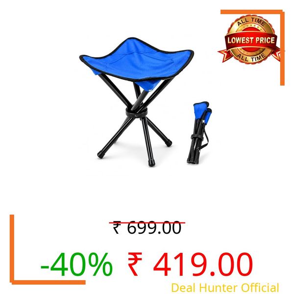 HARIHUB Foldable Camping Chair | Lightweight Outdoor Chair for Travel, Hiking, Fishing & Garden | Portable Picnic Chair