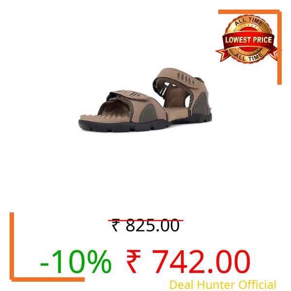 SPARX Fashionable & Trending Sandals SS-103G Olive Camel UK-6