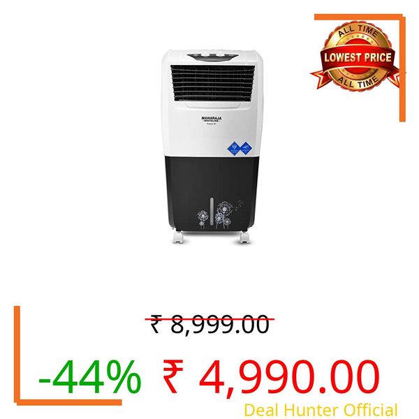 Maharaja Whiteline Frost air 45 Air Cooler, 42 Litre, White & Black (CO-156)
