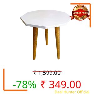 UHUD CRAFTS Beautiful Antique Wooden Fold-able Side Table/End Table/Plant Stand/Stool Living Room Kids Play Furniture Table Round Shape