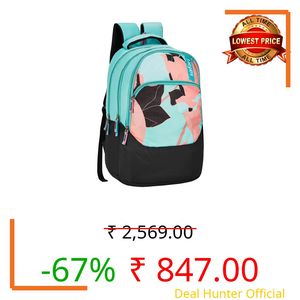 Safari Akika School Bag For Girls, Capacity - 36L, 3 Compartments Backpack For kids