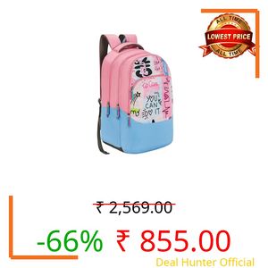 Safari Vibepack School Bag For Girls, Capacity - 36L, 3 Compartments Backpack For kids