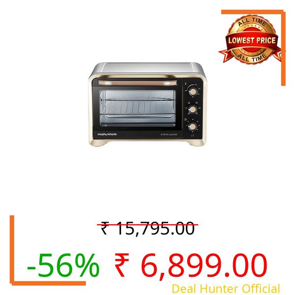 Morphy Richards 30RC Manual Otg Oven For Kitchen 1500W | 30 Litre Oven Toaster Griller | Convection Fan & Rotisserie Function | Temperature Control|2-Yr Warranty By Brand