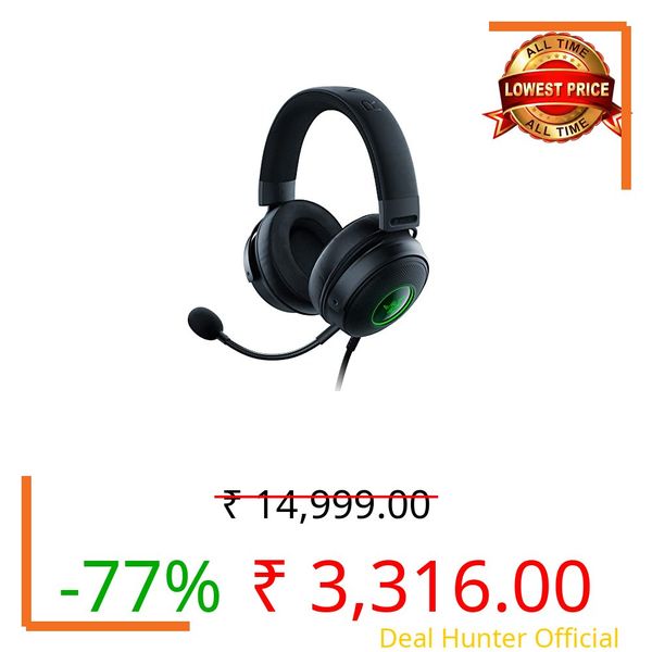 Razer Kraken V3 - Wired USB Gaming Headset - RZ04-03770200-R3M1