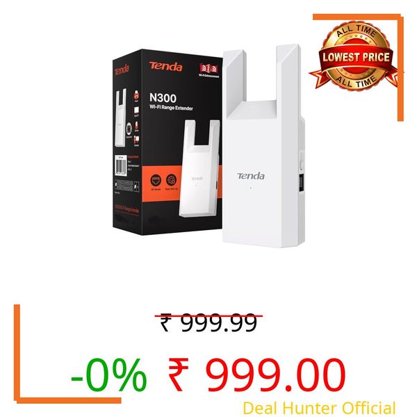WiFi Extender N300, WiFi Extender Signal Booster, with Ethernet Port, Up to 800 Sq. Ft.,Single Band WiFi Booster, Repeater Mode&AP Mode,Easy Setup,2.4GHz,A10