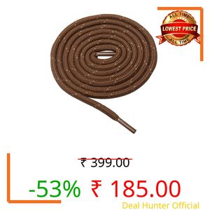 GRAH SANGRAH® Shoelaces for Hiking Shoes, Outdoor Walking Sneakers, Outdoor Hiking, Climbing, Basketball, Work Boot, Running, Sport Shoes (120 Cm/48 Inch, Light Brown Cream)