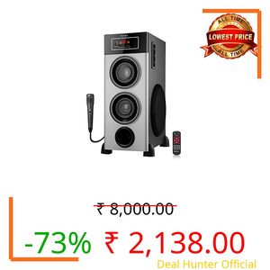 TRONICA Ridham- Powerful Bluetooth 100W Home Theater Dj Speaker, Supports Pendrive/Sd Card/Fm/Tv/Aux/Mic with Remote with High Bass for Party