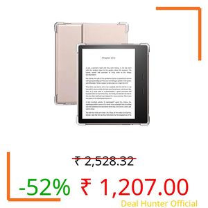 Zcooooool Case For 7" All-New Kindle Oasis(10Th Gen,2019 Release&9Th Gen,2017 Release)Cover For Tablet Reinforced Corners Kindle Oasis Case,Transparent