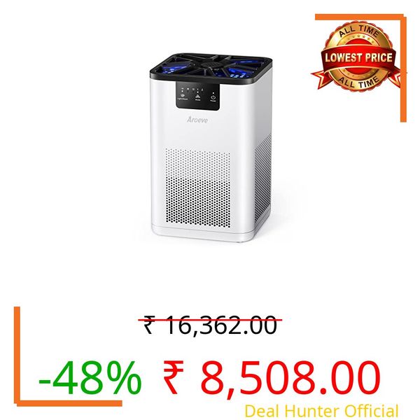 AROEVE Air Purifiers for Bedroom Air Purifier With Aromatherapy Function For Pet Smoke Pollen Dander Hair Smell 20dB Air Cleaner For Bedroom Office Living Room, MK06- White (White, Medium)