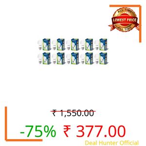Crompton Dyna Ray 9 Watt LED Bulb Cool Day Light | Pack of 10 | B22 Base, Energy-Efficient | LED Bulb for Home & Office, Wide Light Spread
