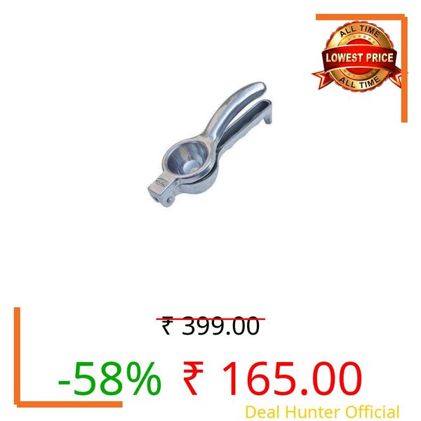 ServEzee ALUMINIUM LEMON NIMBU SQUEEZER PRESSER FOR KITCHEN