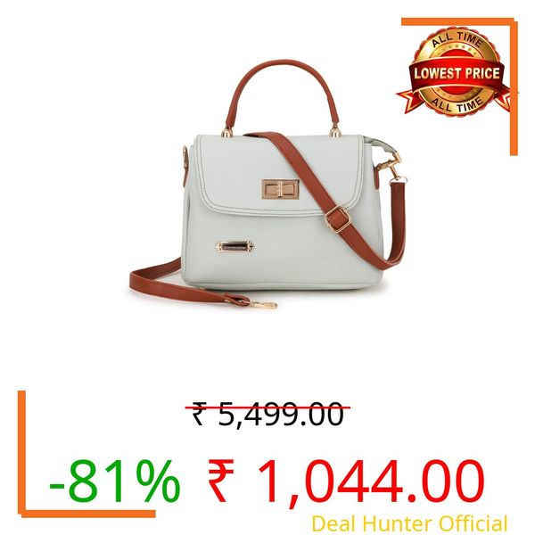 clementine Women's Satchel Bag | Ladies| Girls | Purse Handbag/Crossbody Shoulder Purse with Adjustable Strap for Office, Travel & Casual Use (Green)