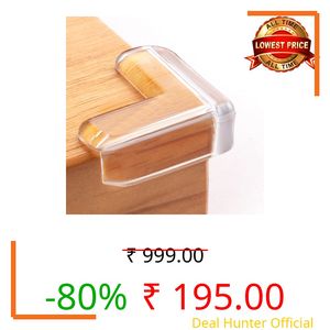 Pack of 12 Corner Protectors, SelfAdhesive Edge Protectors for Baby and Children, Transparent, Strong Attachment, Safe Edge Protection for Table Corners and SharpEdged Furniture