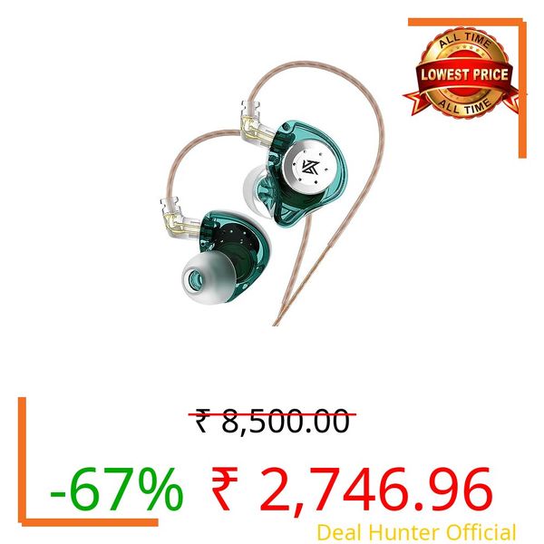 KZ EDX PRO in Ear Monitor IEM Wired Earbuds Earphones 1DD Wired Ear Buds HiFi Deep Bass with 1DD New 10mm Dynamic Driver Over Ear Headset with Detachable Cable