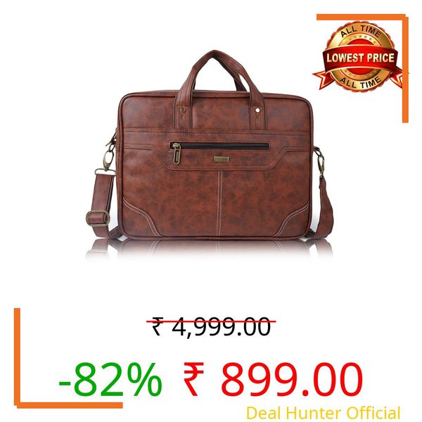 Veneer Laptop Bag 15.6 Inch, Business Briefcase for Men Women 15inch Water Resistant Messenger Shoulder Bag Office Bag