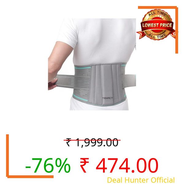 TENACT™ Premium Lumbo Sacral Belt, Back Support Pain Relief (L)
