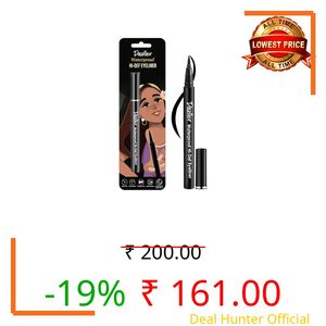 Dazller Hi-Def Eyeliner|Velvet Matte|Water-Resistant|Smudge-Proof|Long Stay|Single Stroke|Precise Application|Black|1.1gram, Gel