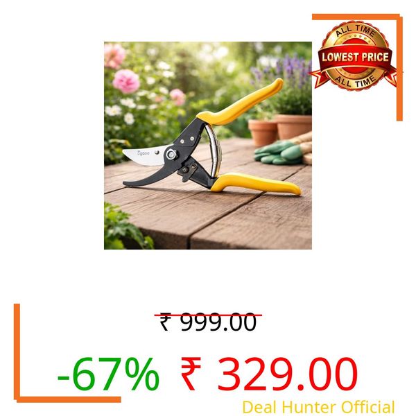 UGAOO Secateurs for Garden | Plant Cutter for Garden | Garden Pruner Cutter | Pruning Scissors for Plants | Gardening Pruning Shear | Garden Shears | Cutter for Plants Heavy Duty Home Gardening Tool