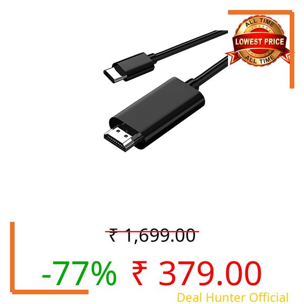 Mindorlen USB-C to HDMI Cable 6ft - 4K for Monitor & Mac, USB-C to HDMI Adapter for Chromebook & iPad Pro
