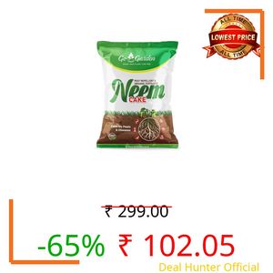 Go Garden Neem Cake Powder for Plants 400 Gram | Neem Khali Organic Fertilizer & Natural Soil Conditioner | Neem Powder for Healthy Growth & Pest Control | For Indoor & Outdoor Plants