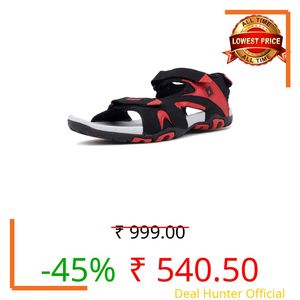 sparx Mens SS 453 | Latest, Daily Use, Stylish Floaters | Red Sport Sandal - 6 UK (SS 453)