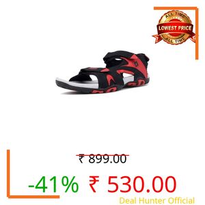 SPARX Mens SS 453 | Latest, Daily Use, Stylish Floaters | Red Sport Sandal - 8 UK (SS 453)