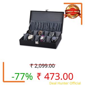 Galaxy Craft Black Design watch box for 12 watches (WITHOUT WATCHES)