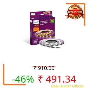 PHILIPS Polycarbonate LED Cove Light for Ceiling|5-Meter LED Strip Light for Home Decoration|CoveGlow, Cool Day Light|Pack of 1 (Driver Required Separately)