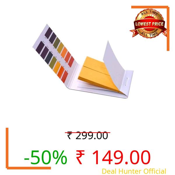 OCEAN STAR Full pH 1-14, Ph strips | PH testing Strips, Test Indicator Litmus Paper Water Soil Testing Kit, ph testing strips, ph paper, litmus paper, 1 pack 80 Strips,