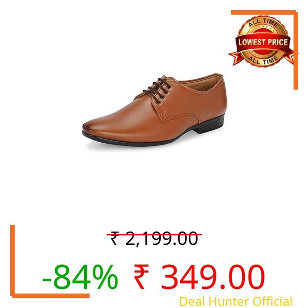 Centrino Mens Formal Shoes 64055-3_Tan_10