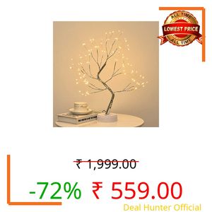 IMNISHNAY Home Decor Bonsai Tree Lights with 108 LED, Night Lights for Baby Room Decor, Tabletop Artificial Tree Lights, Ideal for Gift Home Decor,Weddings, Christmas, Holidays, and More (Warm White)