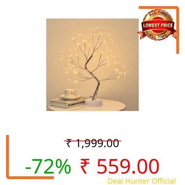 IMNISHNAY Home Decor Bonsai Tree Lights with 108 LED, Night Lights for Baby Room Decor, Tabletop Artificial Tree Lights, Ideal for Gift Home Decor,Weddings, Christmas, Holidays, and More (Warm White)