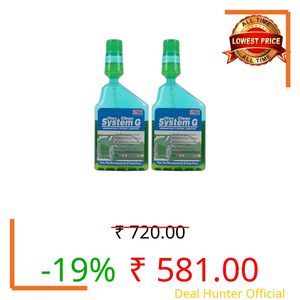 IFTEX® Clean System G Petrol Additive for All Petrol Cars (400 ml) Treats 400 L Petrol/e 20 Petrol Fuel Treatment and Injector Cleaner for Cleaning deposits and Mileage Improvement (Pack of 2)