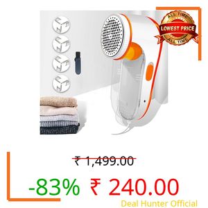 Allisable Fabric Shaver, lint rooler Balls Pills Lint Roller, AC120V Plug and Play