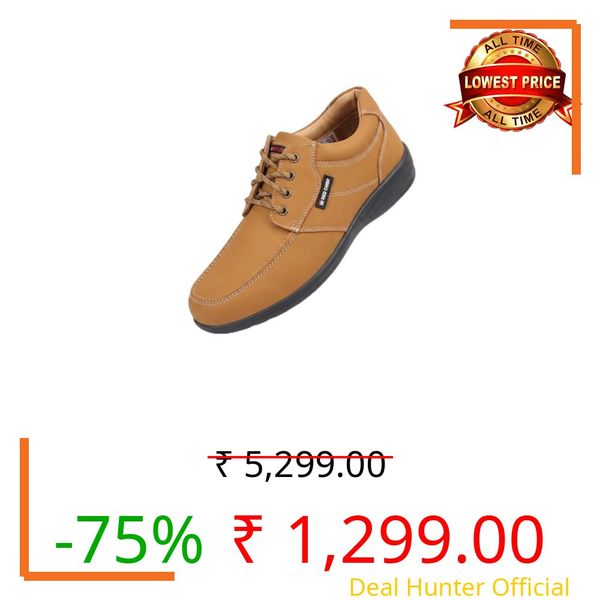 Red Chief Genuine Leather Formal Shoes for Men | Stylish & Comfortable Shoes | Rust | RC3506