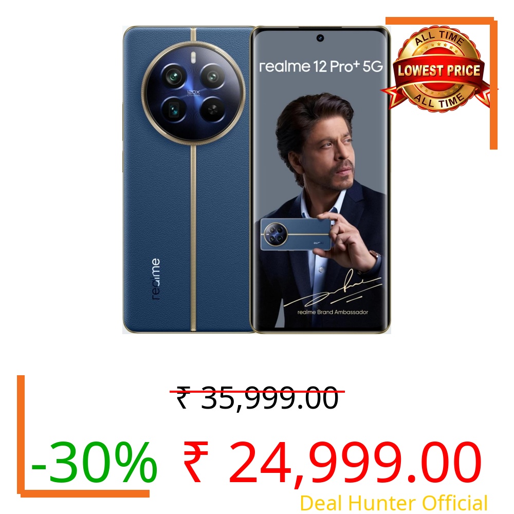 realme 12 Pro+ (Blue, 8GB + 256GB Storage)