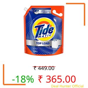 Tide Matic Liquid Detergent 3.2L Top Load Washing Machine