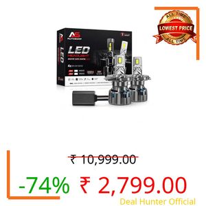 AUTO SNAP Headlight Car LED Bulbs 220W/22000 Lumens Super Bright LED Headlight Conversion Kit for Car 6500K Cool White 2 Year Warranty Set of 2 9006