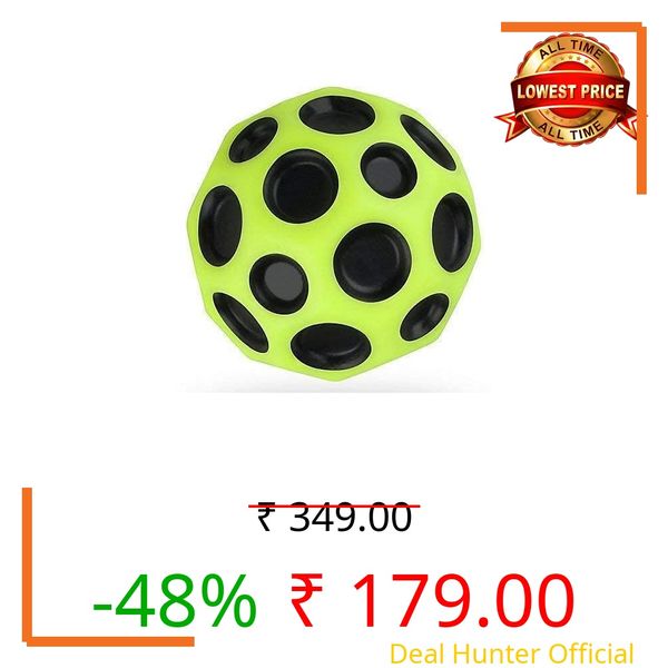 ROSEFAIR Bouncy Ball All Ages Extreme Outdoor Soft Rubber Fun Playground Toy Gift Boys and Girl Balls Toys (Pack of 1)